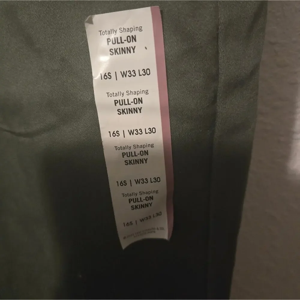 Signature by Levi Strauss Olive Green Pants - Picture 3 of 4